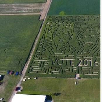 Pearce's Farm Stand - Last year's corn maze - Pumpkin Patches Near Me - Walworth, Wisconsin
