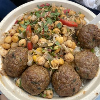 Sumac - Butchers Kofte (Meatball) Rice Bowl - Mediterranean Near Me - San Francisco, California Sumac - Butchers Kofte (Meatball) Rice Bowl - Mediterranean Near Me - San Francisco, California