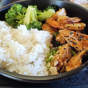Katsura Grill - Chicken and shrimp teriyaki $15 - Japanese Near Me - Lake Buena Vista, Florida Katsura Grill - Chicken and shrimp teriyaki $15 - Japanese Near Me - Lake Buena Vista, Florida