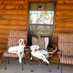 Southern Hills Kennel - Mo & Sadie Chill'in on the Porch