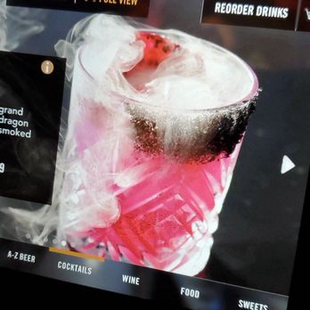 Yard House - This is how the Pink Dragon Margarita will smoke! - Bars Near Me - East Rutherford, New Jersey Yard House - This is how the Pink Dragon Margarita will smoke! - Bars Near Me - East Rutherford, New Jersey