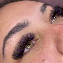 Barcode Glam Studio - Volume Lashes with a Pop of Purple Color