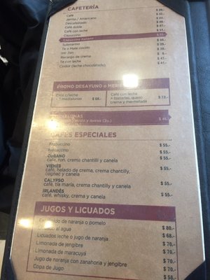 Menu photo 1 Biblos Resto & Coffee Recoleta, C Menu photo 1 Biblos Resto & Coffee Recoleta, C