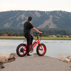Goldsmiths Sports - Summer View of Snow Summit on ebike.