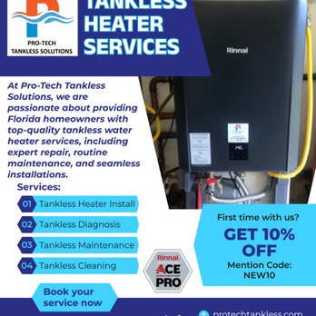Pro-Tech Tankless Solutions - New Customers Get 10% Off - Water Heater Installation/Repair Near Me Pro-Tech Tankless Solutions - New Customers Get 10% Off - Water Heater Installation/Repair Near Me