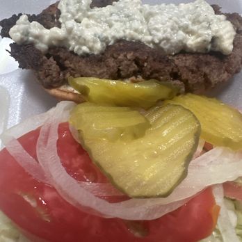 Gadwall's Grill - Blue cheese cheeseburger - American Near Me - North Little Rock, Arkansas Gadwall's Grill - Blue cheese cheeseburger - American Near Me - North Little Rock, Arkansas