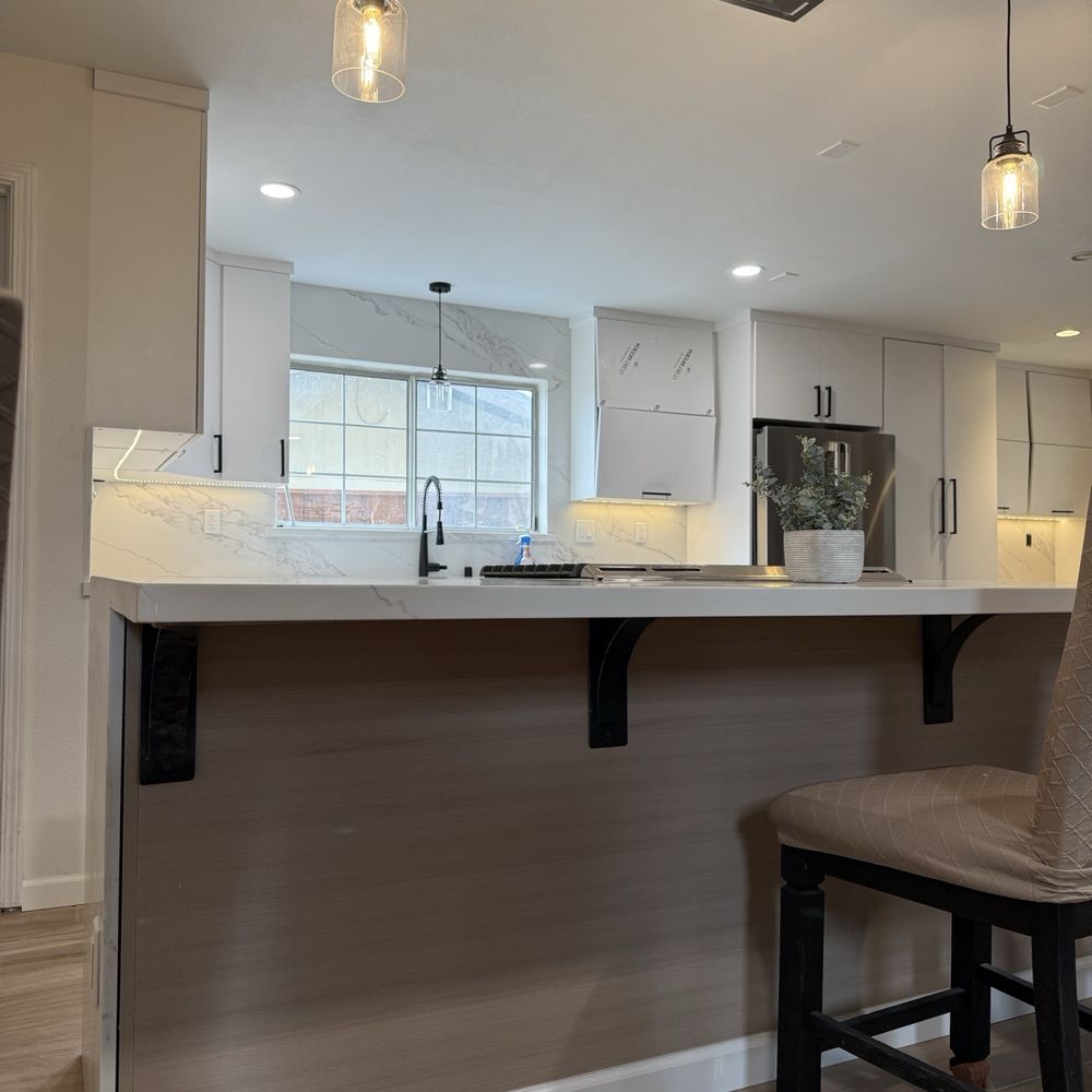 Bear Remodeling - Open concept kitchen island. - General Contractors Near Me - Walnut Creek, California