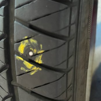 Big O Tires - Nail in side wall. Still there in the old tire today! - Auto Repair Near Me - Henderson, Nevada Big O Tires - Nail in side wall. Still there in the old tire today! - Auto Repair Near Me - Henderson, Nevada