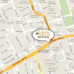 Cat's Lash Boutique - Find Cats Lash Boutique across the road from High Street Kensington Tube Station