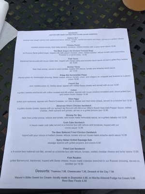 Menu photo 2 Penn's Tavern Sunbury, PA Menu photo 2 Penn's Tavern Sunbury, PA