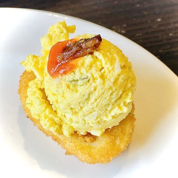 Local Goat - Fried Deviled Eggs are super tasty! - New American Near Me - Pigeon Forge, Tennessee Local Goat - Fried Deviled Eggs are super tasty! - New American Near Me - Pigeon Forge, Tennessee