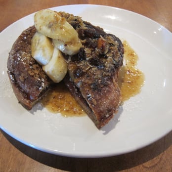 The Original Caffe Boa - Stuffed Pain Perdu (two pieces of brioche filled with Mascarpone and Nutella dipped in haszelnut-crusted French Toast batter) - New American Near Me - Tempe, Arizona