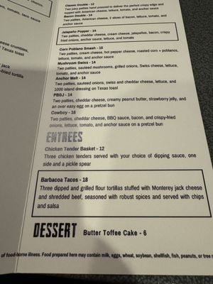 Menu photo 4 The Anchor Celina, OH