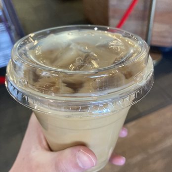 Retrograde Coffee Roasters - Iced decaf almond milk latte - Coffee Roasteries Near Me - Sebastopol, California