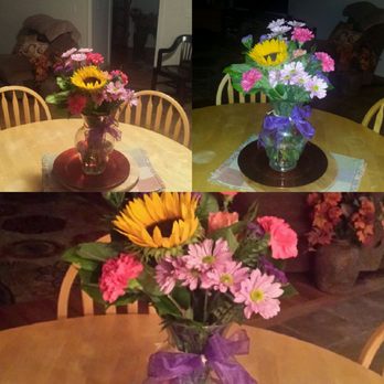 Flowers By Lisa - I put them in different vases. - Florists Near Me - Pine Island, New York