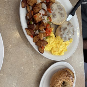 TooJay’s Deli * Bakery * Restaurant - Biscuit & Sausage Gravy with Egg - Delis Near Me - Orlando, Florida