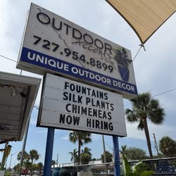 Sign from the street