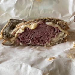 Hub Market - I give to you the Hub Market, "Reuben Meat Wad" sandwich.