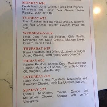 Sliver Pizzeria - Weekly menu - Pizza Near Me - Berkeley, California Sliver Pizzeria - Weekly menu - Pizza Near Me - Berkeley, California