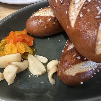 Redbird Scratch Kitchen + Bar - Garlic Confit Pretzel - Chicken Wings Near Me - Tucson, Arizona