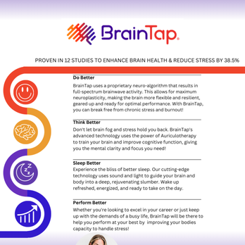The Wholistic Fix - Brain Tap Flyer - Health Coach Near Me - Fall River, Massachusetts The Wholistic Fix - Brain Tap Flyer - Health Coach Near Me - Fall River, Massachusetts