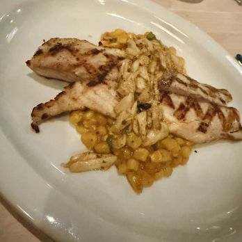 Delacroix - Grilled Redfish w/ creamed corn & spicy crab butter - Seafood Near Me - New Orleans, Louisiana Delacroix - Grilled Redfish w/ creamed corn & spicy crab butter - Seafood Near Me - New Orleans, Louisiana