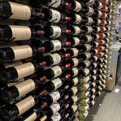 Teresa's Pizza Wine Bar - Wine wall how fantastic
