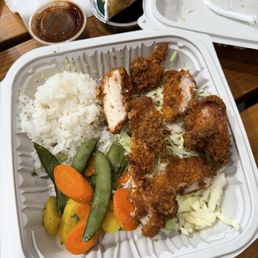 Mini Katsu Chicken with Mixed Veggies Mini Katsu Chicken with Mixed Veggies