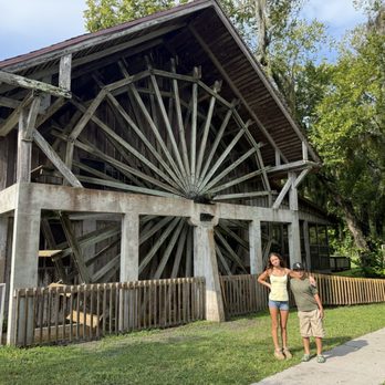 Old Sugar Mill Pancake House - The grandkids standing in front of the restaurant - American Near Me - De Leon Springs, Florida Old Sugar Mill Pancake House - The grandkids standing in front of the restaurant - American Near Me - De Leon Springs, Florida