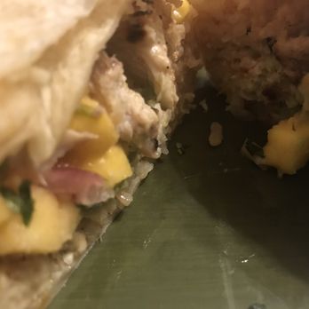 Dos Coyotes - Chicken mango burrito without lettuce - Tex-Mex Near Me - Sacramento, California