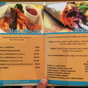 Cafe Turquoise - Menu - Turkish Near Me - New Plymouth, TKI