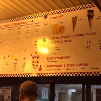 Janine's Frostee - 1 of two menus - Ice Cream & Frozen Yogurt Near Me - Ware, Massachusetts Janine's Frostee - 1 of two menus - Ice Cream & Frozen Yogurt Near Me - Ware, Massachusetts