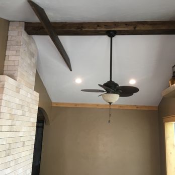 Ascent builders - a ceiling fan in a living room - General Contractors Near Me - Ruidoso, New Mexico
