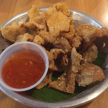 Too Thai Street Eats - Fried Chicken skin - Thai Near Me - Carrollton, Texas