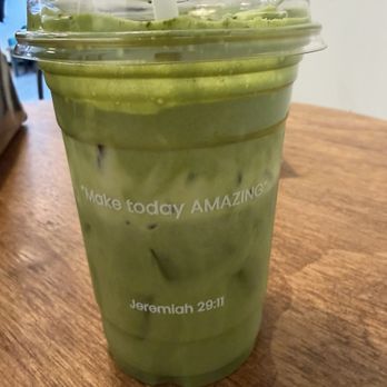 OnMe Cafe - Coconut matcha - Coffee & Tea Near Me - Ontario, California