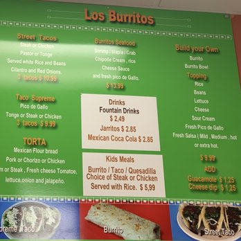Los Burritos - Menu - Mexican Near Me - Chesapeake, Virginia Los Burritos - Menu - Mexican Near Me - Chesapeake, Virginia