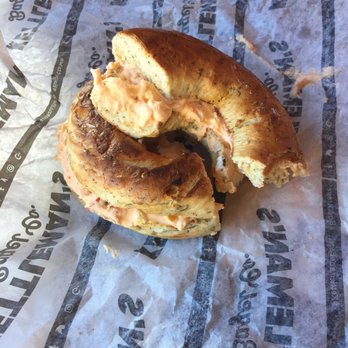 Kettlemans Bagel - Herb and Cheese Bagel with Hot Pepper Cream Cheese - Bagels Near Me - Ottawa, Ontario Kettlemans Bagel - Herb and Cheese Bagel with Hot Pepper Cream Cheese - Bagels Near Me - Ottawa, Ontario