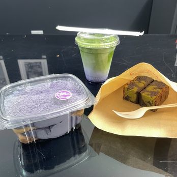 Excelsior Coffee - Ube tiramisu, ube pandan brownie, ube matcha latte - Coffee & Tea Near Me - San Francisco, California