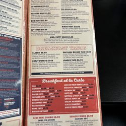 Blue Mound Cafe - Belknap - Menu 1/14/23