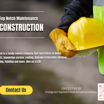 Top Notch Maintenance - General Contractors Near Me Top Notch Maintenance - General Contractors Near Me