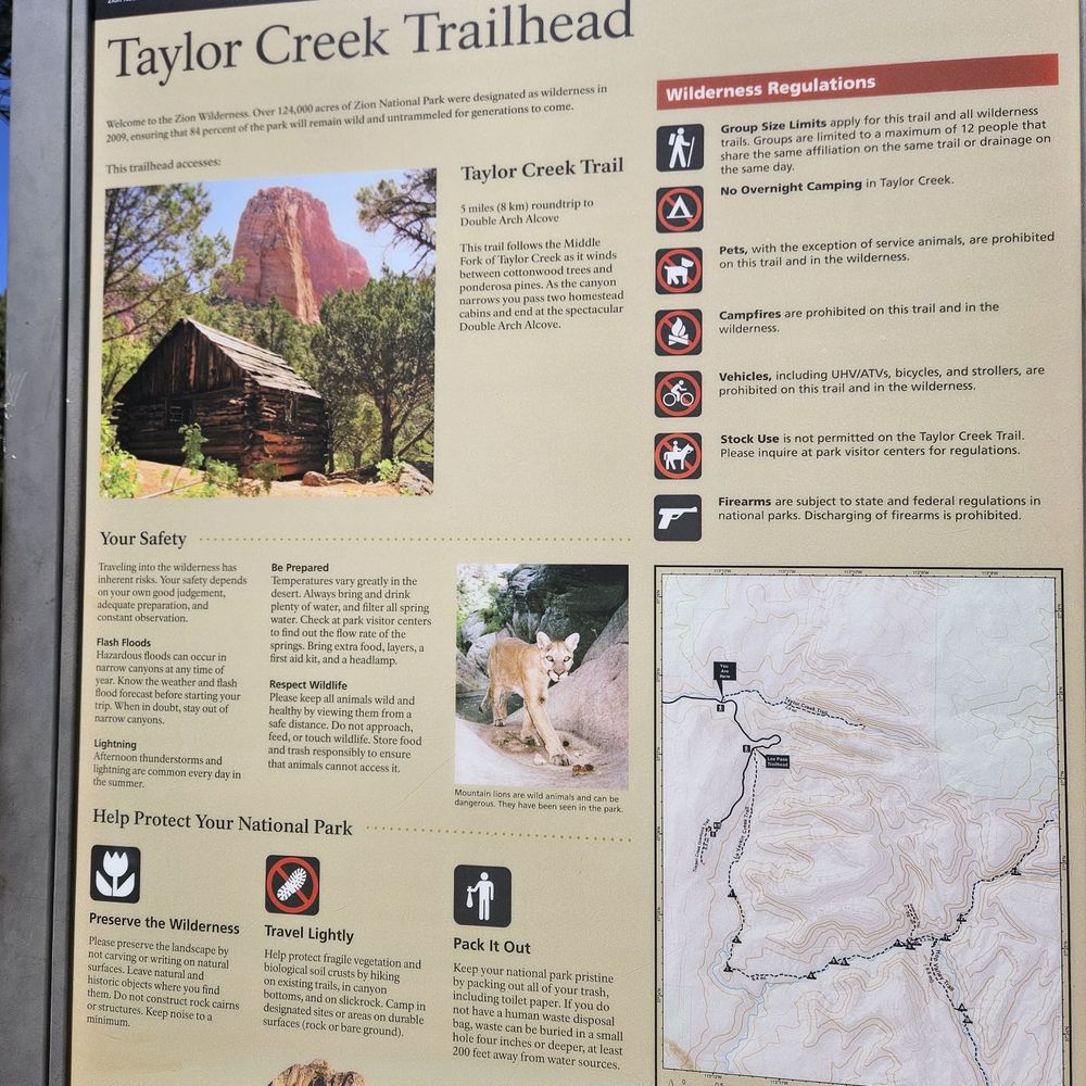 Kolob Canyons - Taylor Creek Trailhead - Hiking Near Me - New Harmony, Utah Kolob Canyons - Taylor Creek Trailhead - Hiking Near Me - New Harmony, Utah