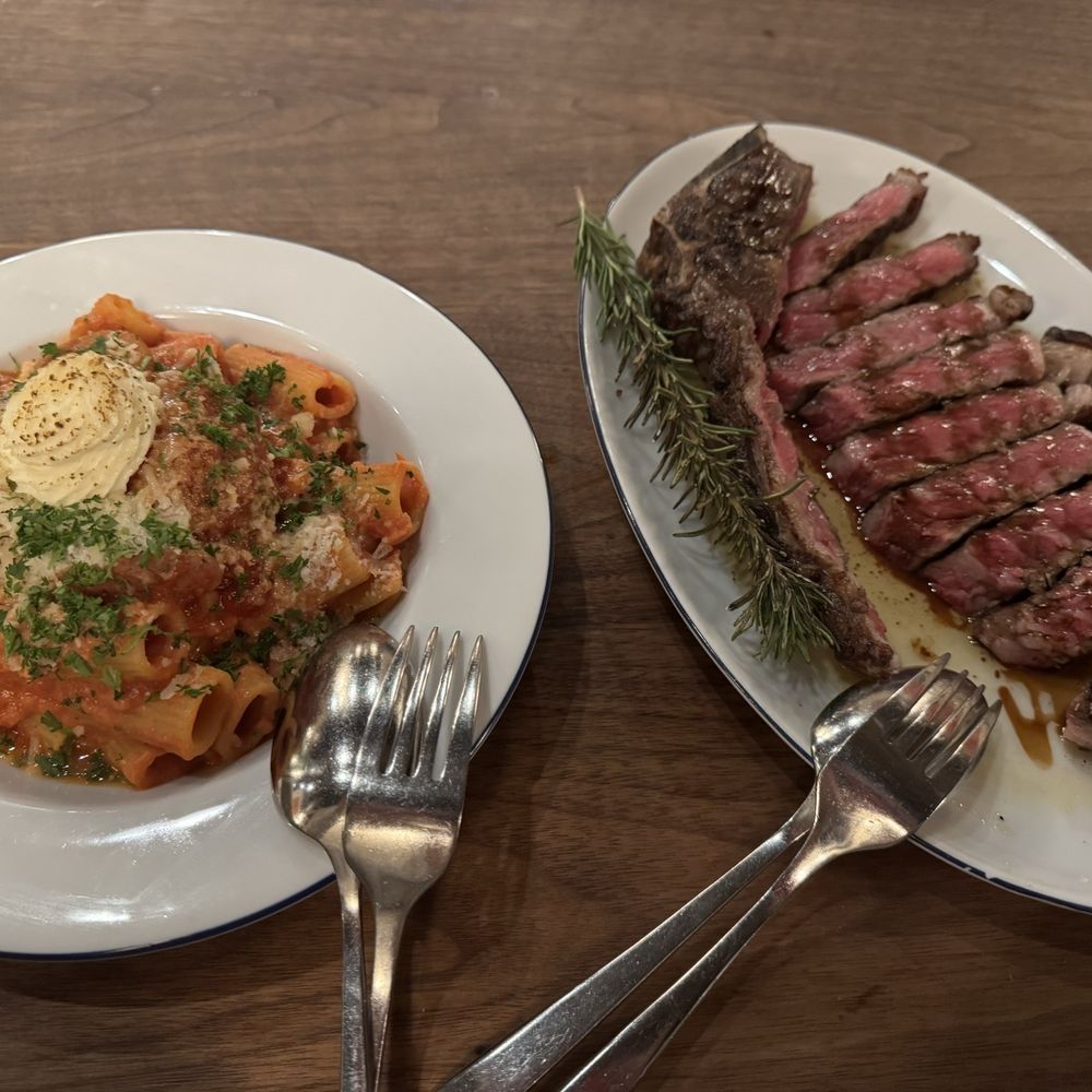 Ofena - Rigatoni, Bone-in beef steak - Italian Near Me - San Francisco, California Ofena - Rigatoni, Bone-in beef steak - Italian Near Me - San Francisco, California
