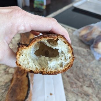 Babette's Artisan Bakery - The crust is much too thick and there's no interior to this baguette. - Bakeries Near Me - Longmont, Colorado Babette's Artisan Bakery - The crust is much too thick and there's no interior to this baguette. - Bakeries Near Me - Longmont, Colorado