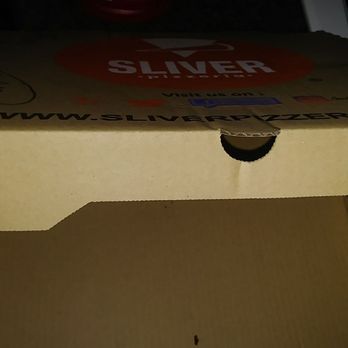 Sliver Pizzeria - No grease inside old pizza box - Pizza Near Me - Oakland, California Sliver Pizzeria - No grease inside old pizza box - Pizza Near Me - Oakland, California