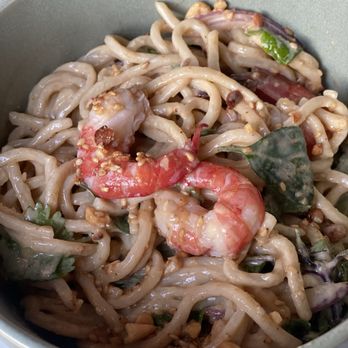 Herb & Sea - This appetizer on the tasting menu- Thai style noodle salad with shrimp. Best shrimp ever! Thai basil and lemongrass accents were perfect! - Seafood Near Me - Encinitas, California Herb & Sea - This appetizer on the tasting menu- Thai style noodle salad with shrimp. Best shrimp ever! Thai basil and lemongrass accents were perfect! - Seafood Near Me - Encinitas, California