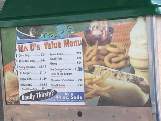 Menu photo 3 Mr D's Benton, IL