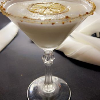 Vernon's Speakeasy - Illicit lemon (their version of lemon drop) - Steakhouses Near Me - Los Ranchos, New Mexico