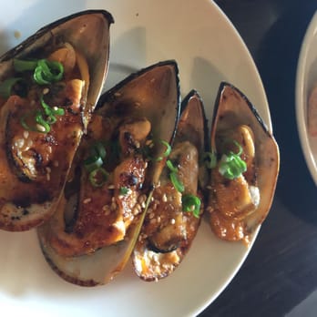 Hoshi Sushi - Baked Mussels - Sushi Bars Near Me - Fullerton, California Hoshi Sushi - Baked Mussels - Sushi Bars Near Me - Fullerton, California