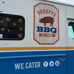 Droopy's BBQ - This truck stops in our parking lot a few times each week.