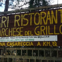 Il Marchese del Grillo - Insegna all'ingresso